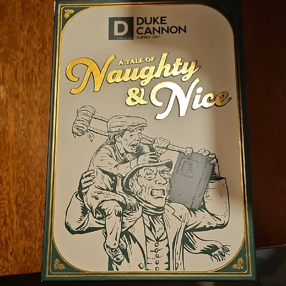 NWT Duke Cannon Naughty & Nice 4 Soap Set Men Gift Party Bath Accessories
